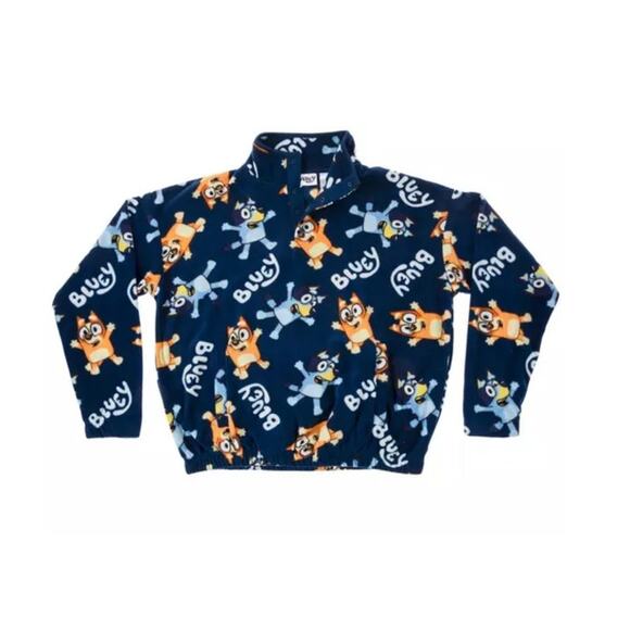 Bluey Adult Polar Fleece Jacket sz M - Picture 1 of 2